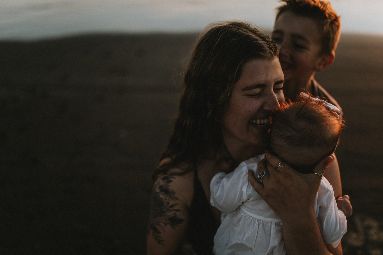 Emma McNiven with her children